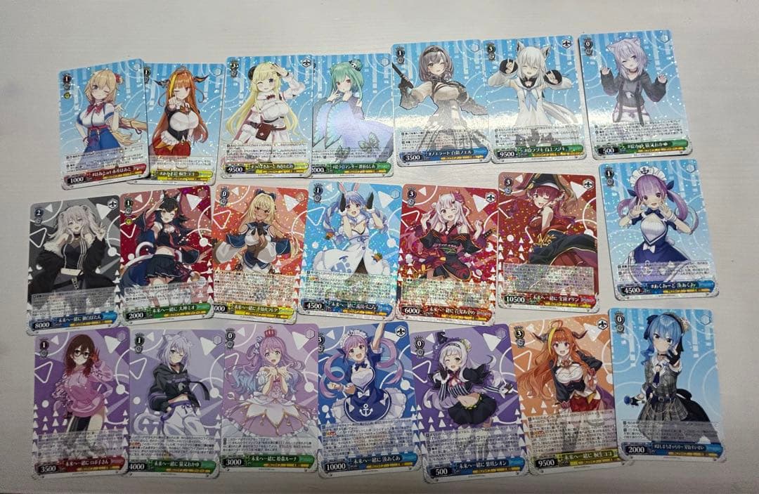 ホロライブ　ヴァイシュツバルツ　Reバース　サイン入りカード