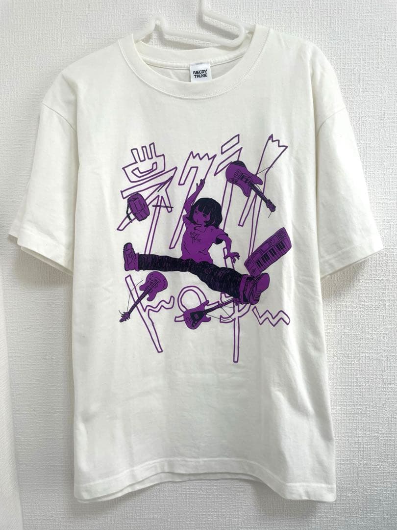 美品】ネクライトーキー 踊れぬ女の子Tシャツ ホワイト Lサイズ バンド