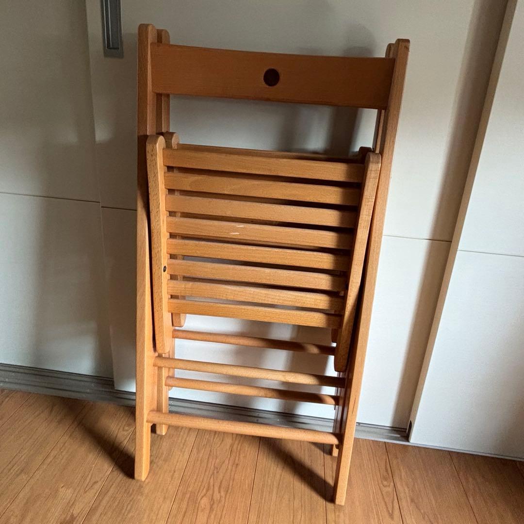 【IKEA】　FRÖSVI フロースヴィ　折りたたみチェア　2脚セット