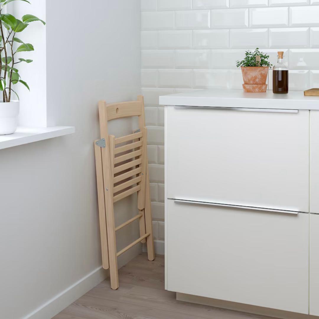 【IKEA】　FRÖSVI フロースヴィ　折りたたみチェア　2脚セット