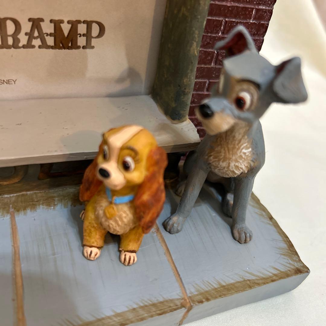 ディズニー　わんわん物語　レディ&トランプ　フォトフレーム　セトクラフト2005