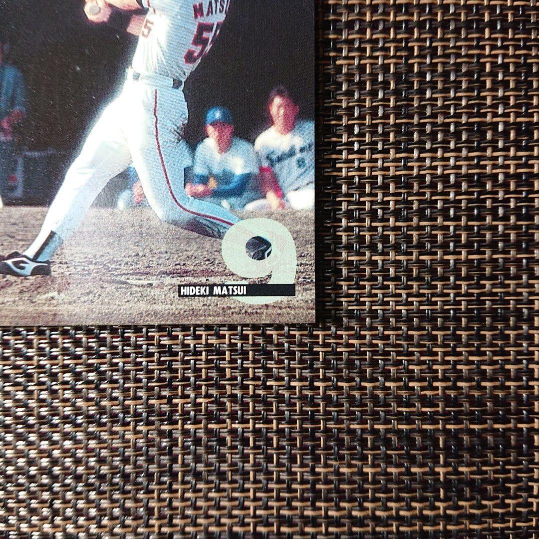 ☆BBM1995松井秀喜(巨人) 9枚連続写真アンカットシート激レア - メルカリ