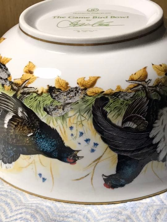 レアもの　Basil Edeサイン入英フランクリンポーセリン1981年作