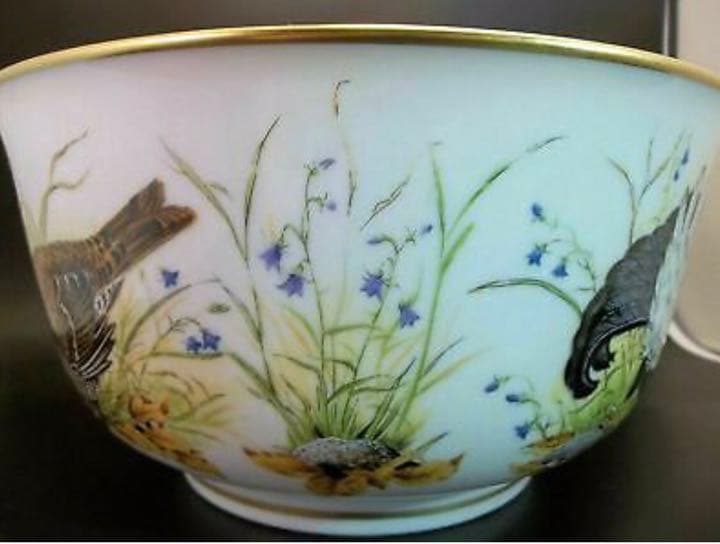 レアもの　Basil Edeサイン入英フランクリンポーセリン1981年作