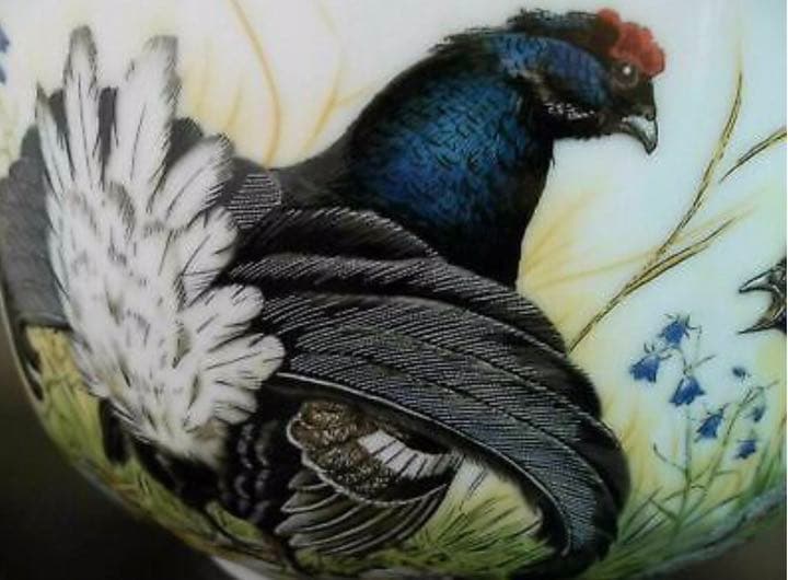 レアもの　Basil Edeサイン入英フランクリンポーセリン1981年作