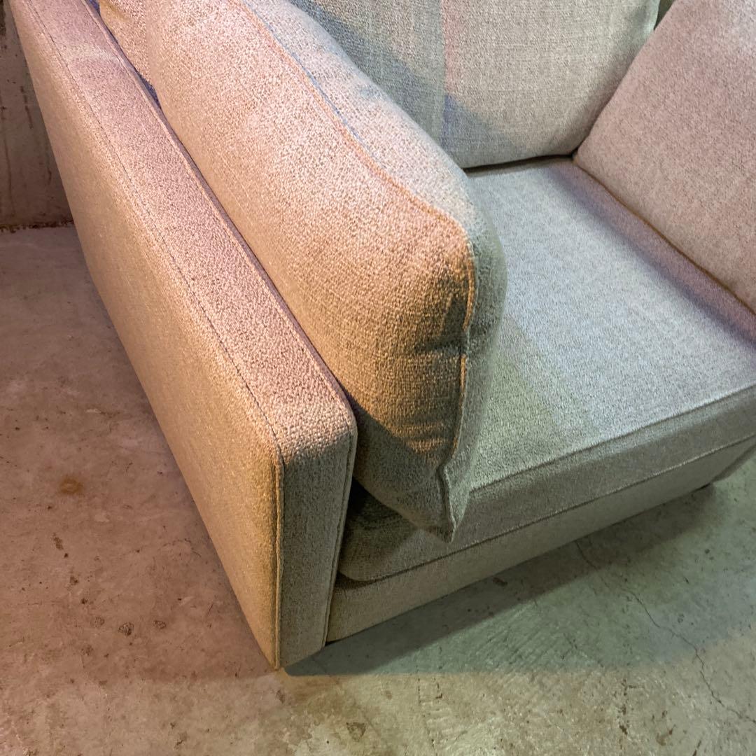 美品！特注　横浜ダニエル　北欧 グレー 1P 1人掛け ソファ　Daniel