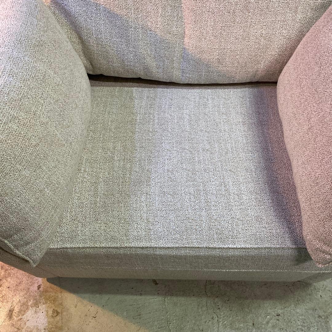 美品！特注　横浜ダニエル　北欧 グレー 1P 1人掛け ソファ　Daniel