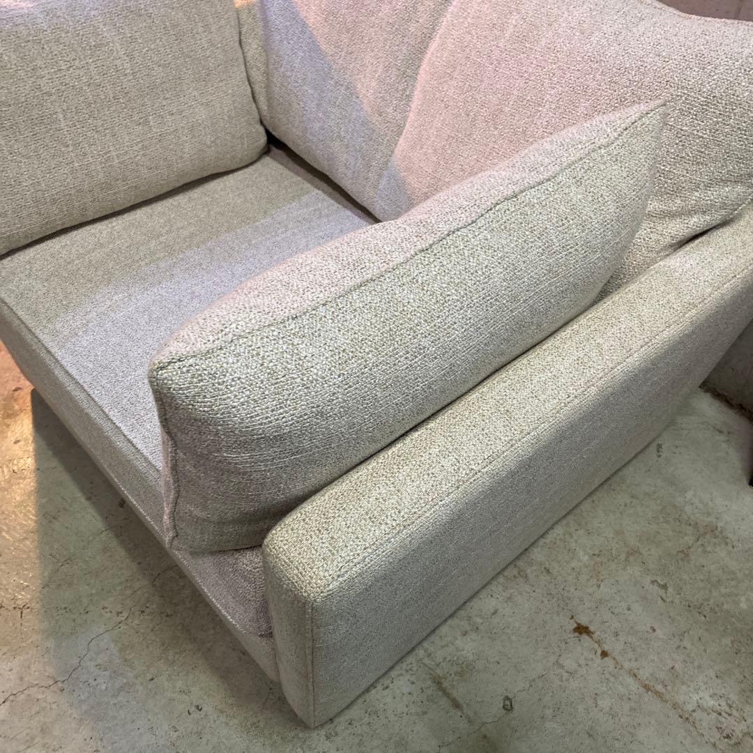 美品！特注　横浜ダニエル　北欧 グレー 1P 1人掛け ソファ　Daniel