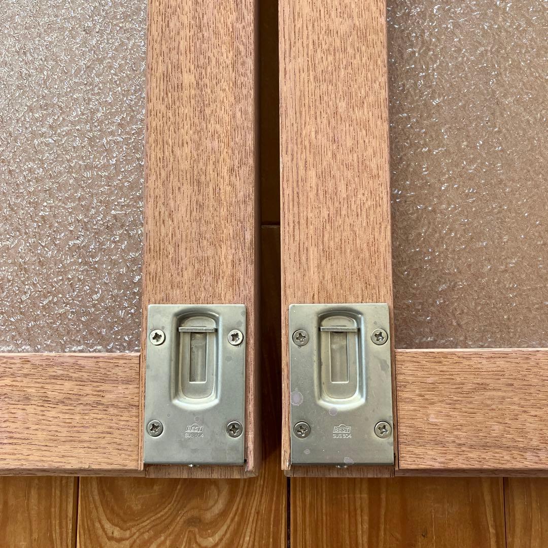 明かり取り　通風窓　木枠窓　造作　タモ　ポリカーボネート　鍵付き　丈夫　無垢