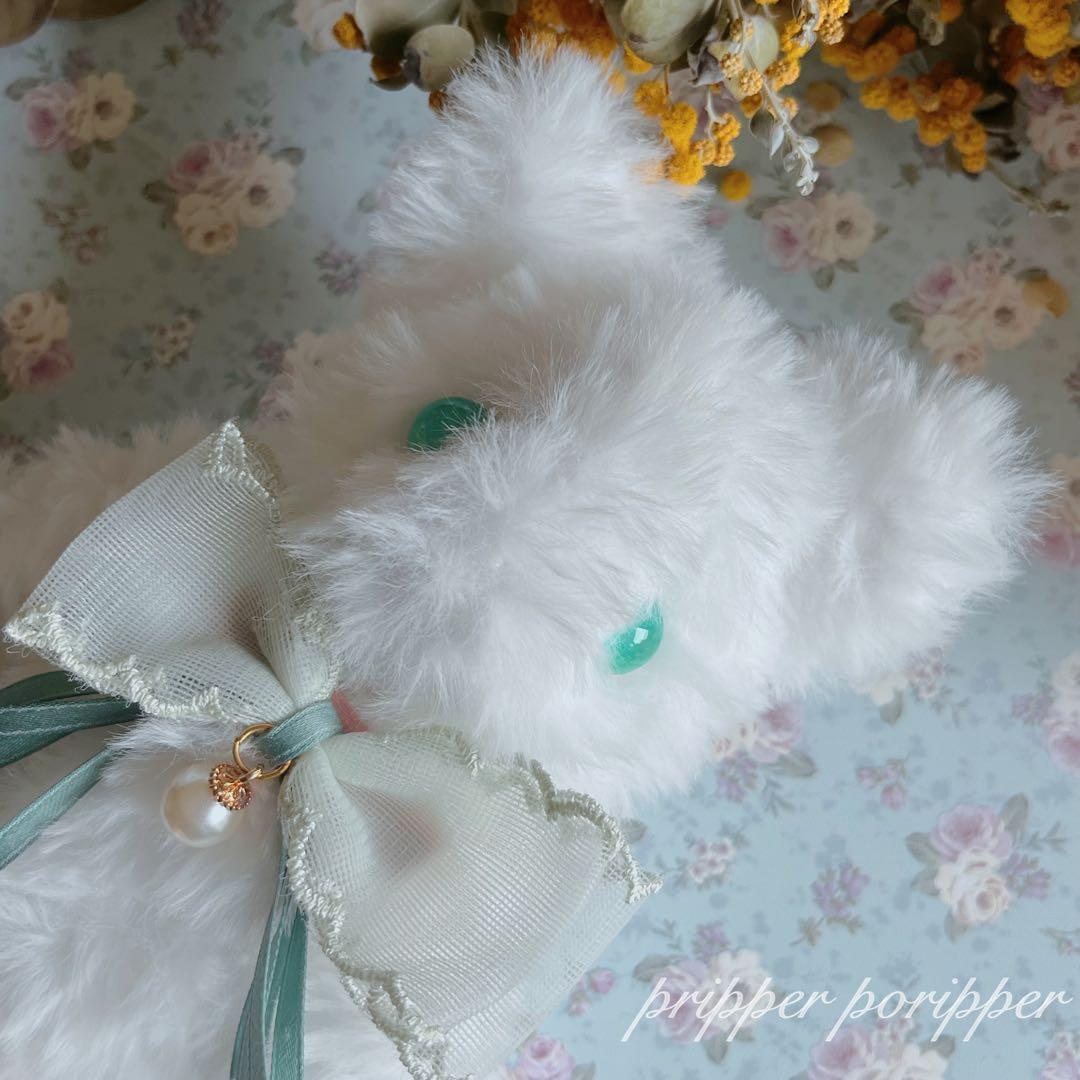 sample 硝子の瞳を持つ しろいこねこのあみぐるみ あみぐるみ ぬいぐるみ