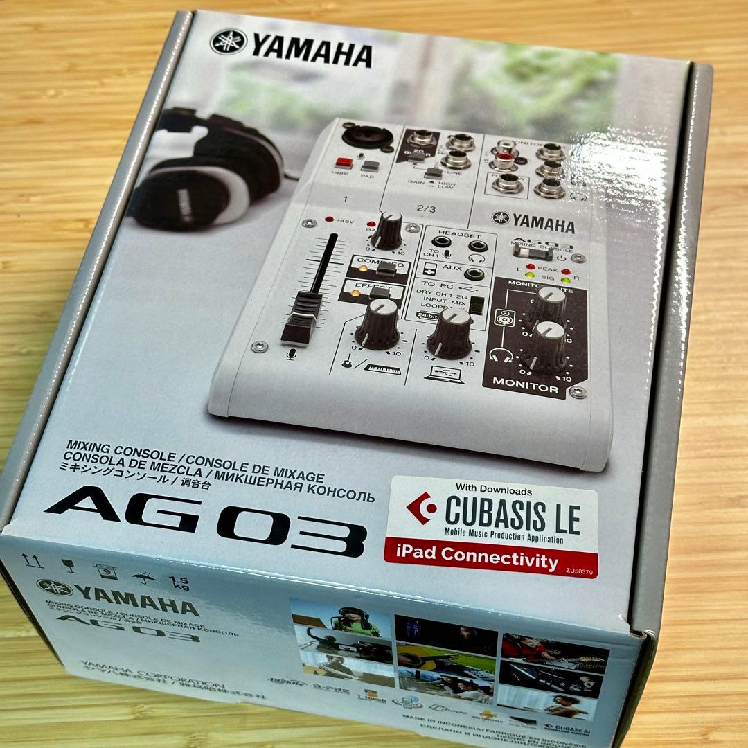 YAMAHA AG03 高音質配信 録音セット（マイク付き） 動画配信 ヤマハ