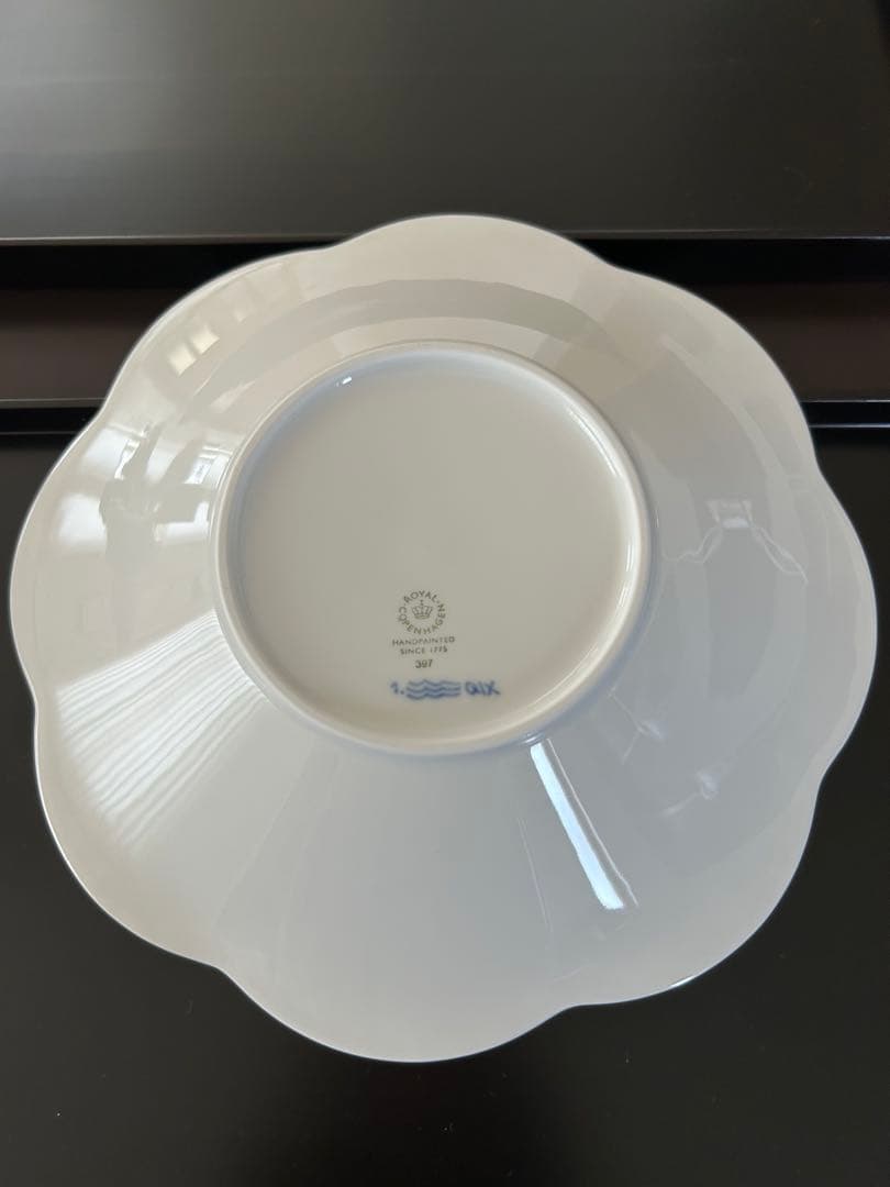 ロイヤルコペンハーゲン ブルーフルーテッド ハーフレース ペタルボウル2枚