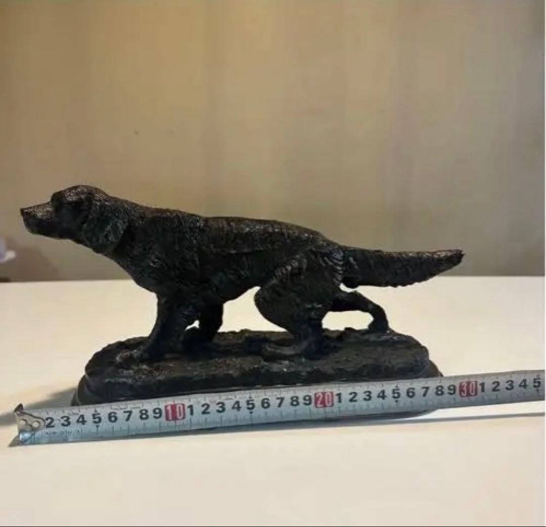 犬のブロンズ像 銅像 ゴールデンレトリバー