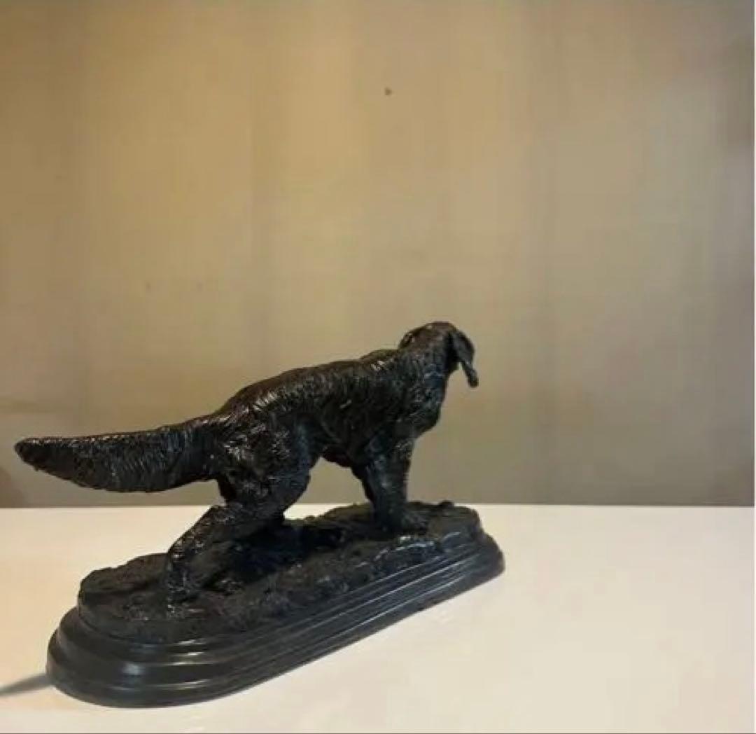 犬のブロンズ像 銅像 ゴールデンレトリバー