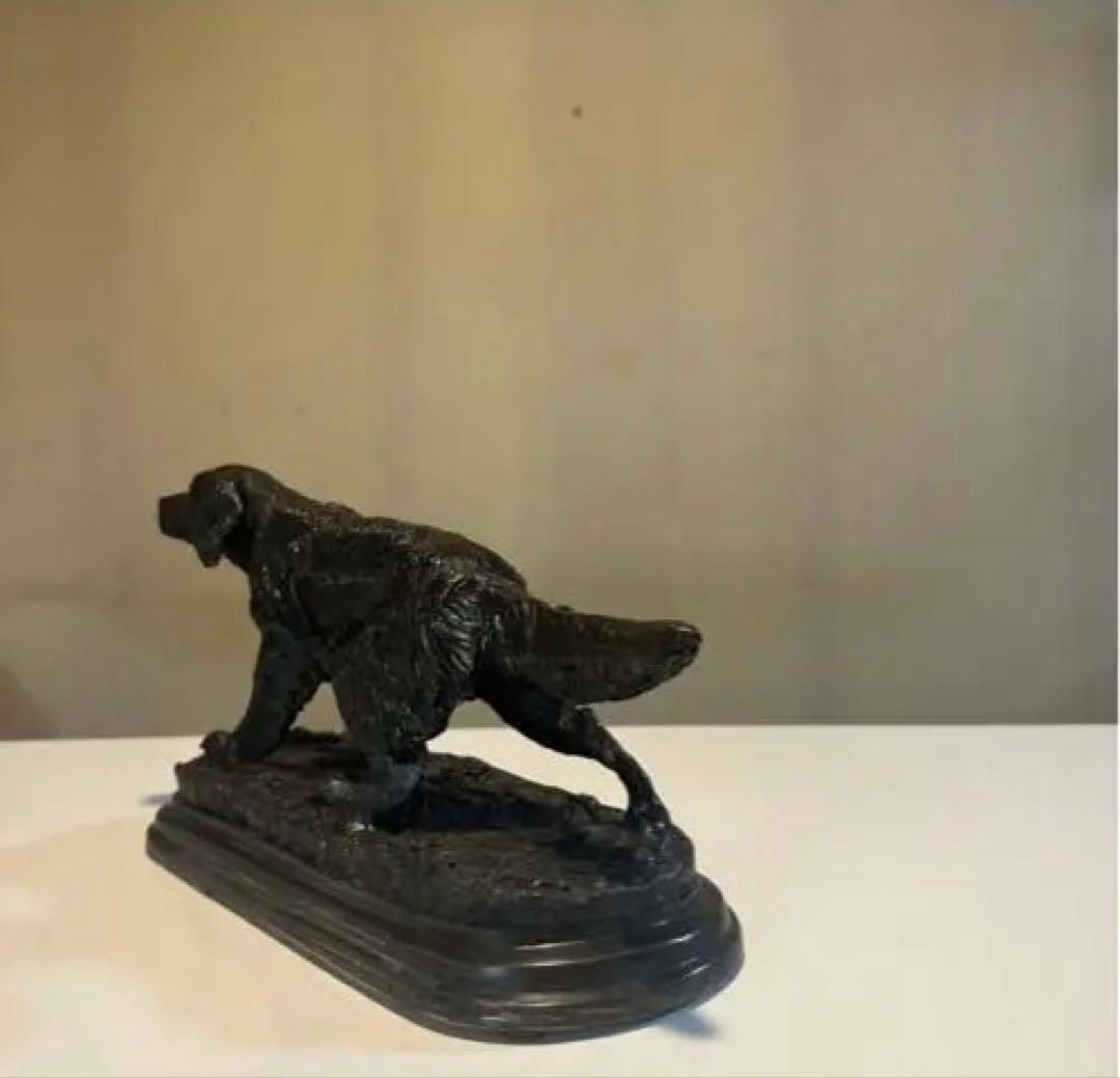 犬のブロンズ像 銅像 ゴールデンレトリバー