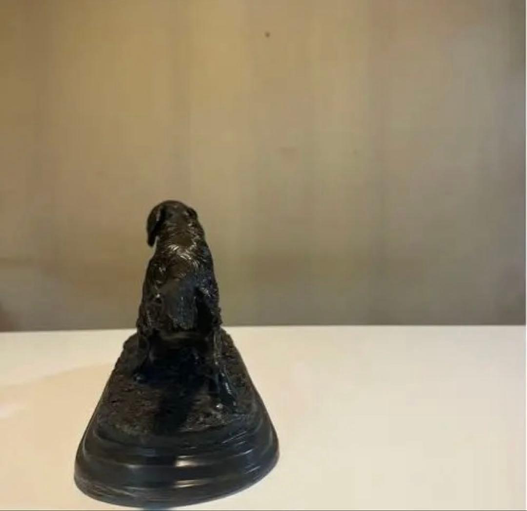 犬のブロンズ像 銅像 ゴールデンレトリバー