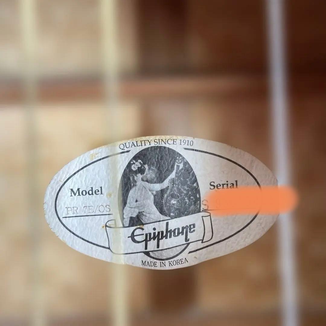 epiphone/エピフォンPR-7E/OS エレアコギター極バーズアイ！ - メルカリ