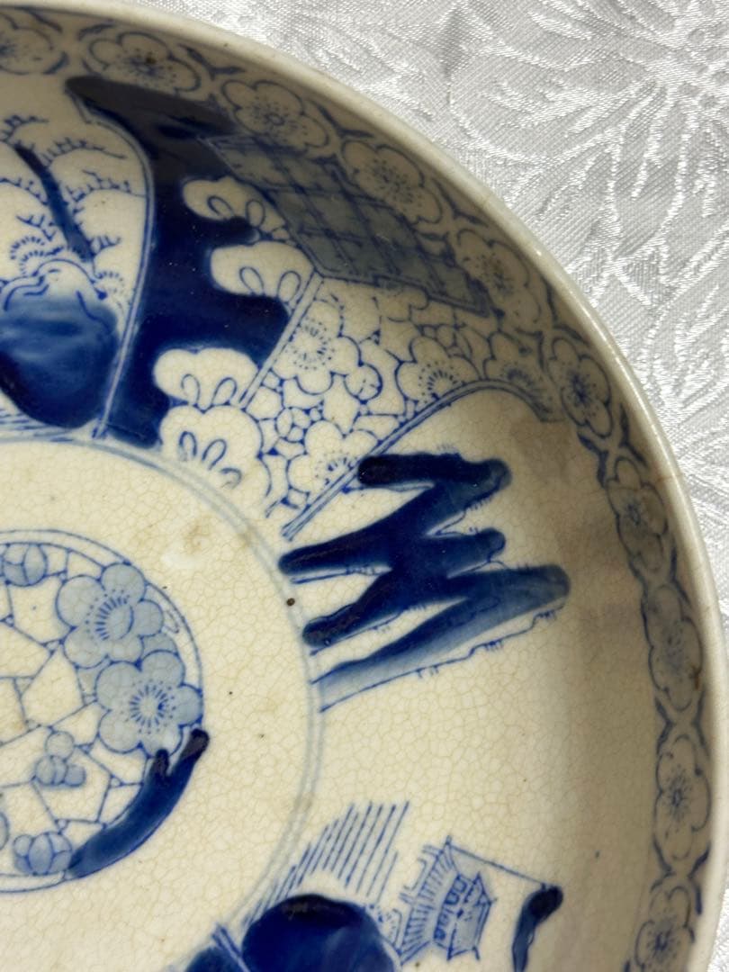 中国　染付　古伊万里　伊万里　ミツ丼