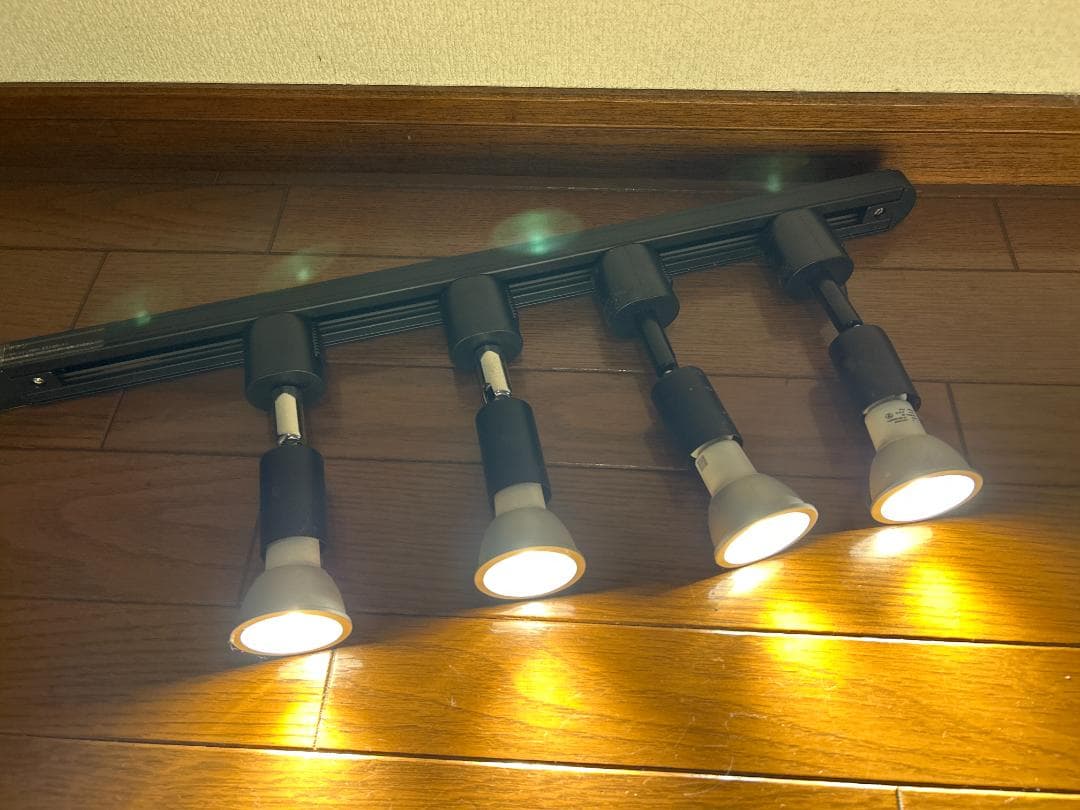 LED スポット ライト 10点セット 電球付き ダクト ライティング レール