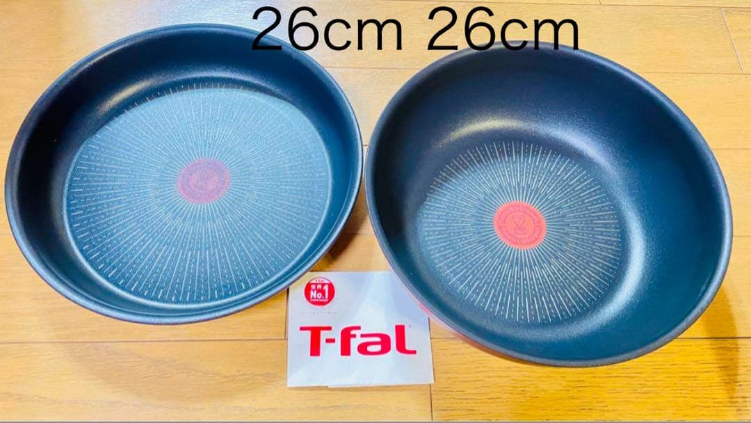 t-fal ウォックパン　フライパン　アンリミテッド　IH＆ガス火対応2点セット