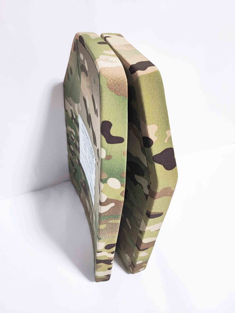 NIJ IV レベル4 防弾プレート Sサイズ 2枚 マルチカム Newtech