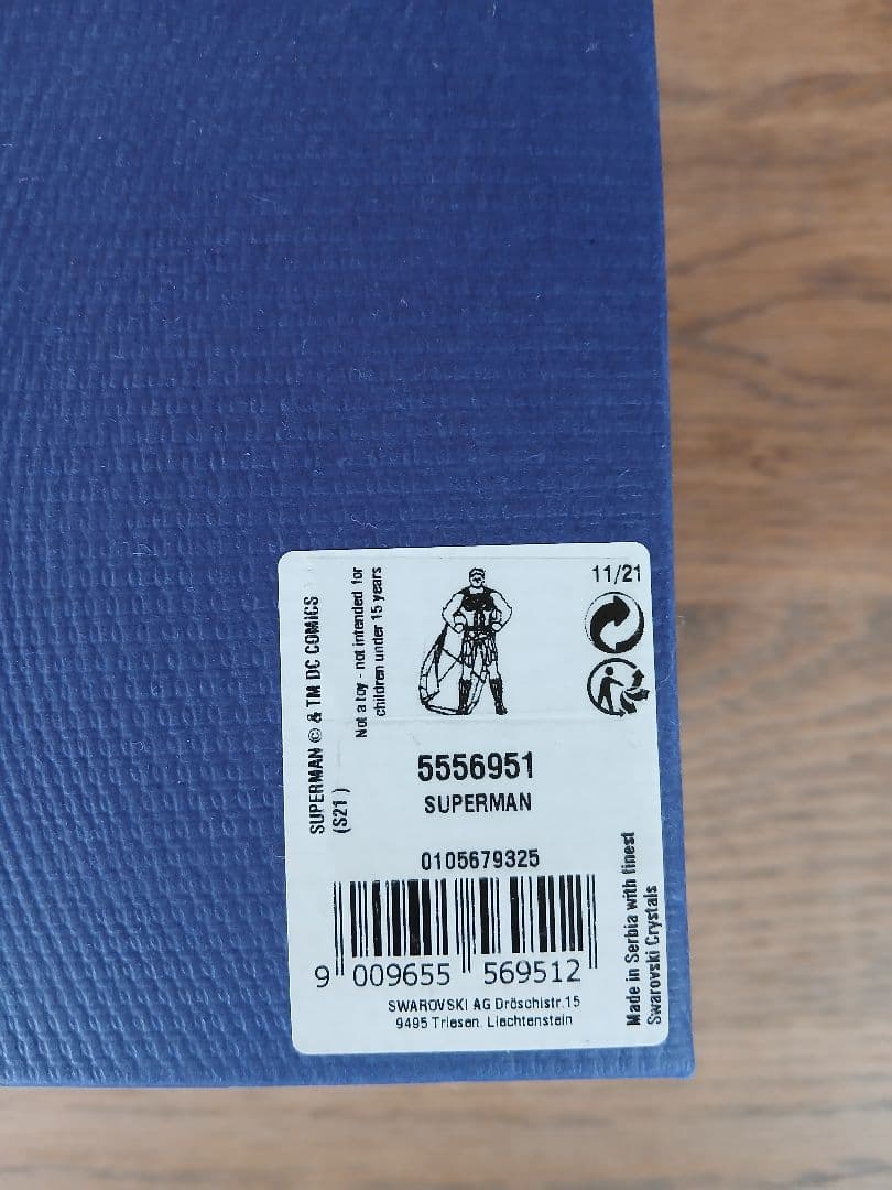 スワロフスキー DCコミックス スーパーマン 5556951 Swarovski
