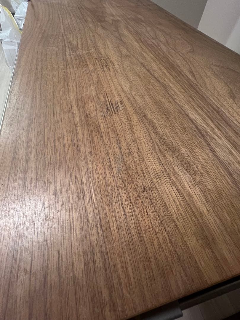 無印　ステンレスユニット　シェルフ　ウォールナット　ワイド　大　棚