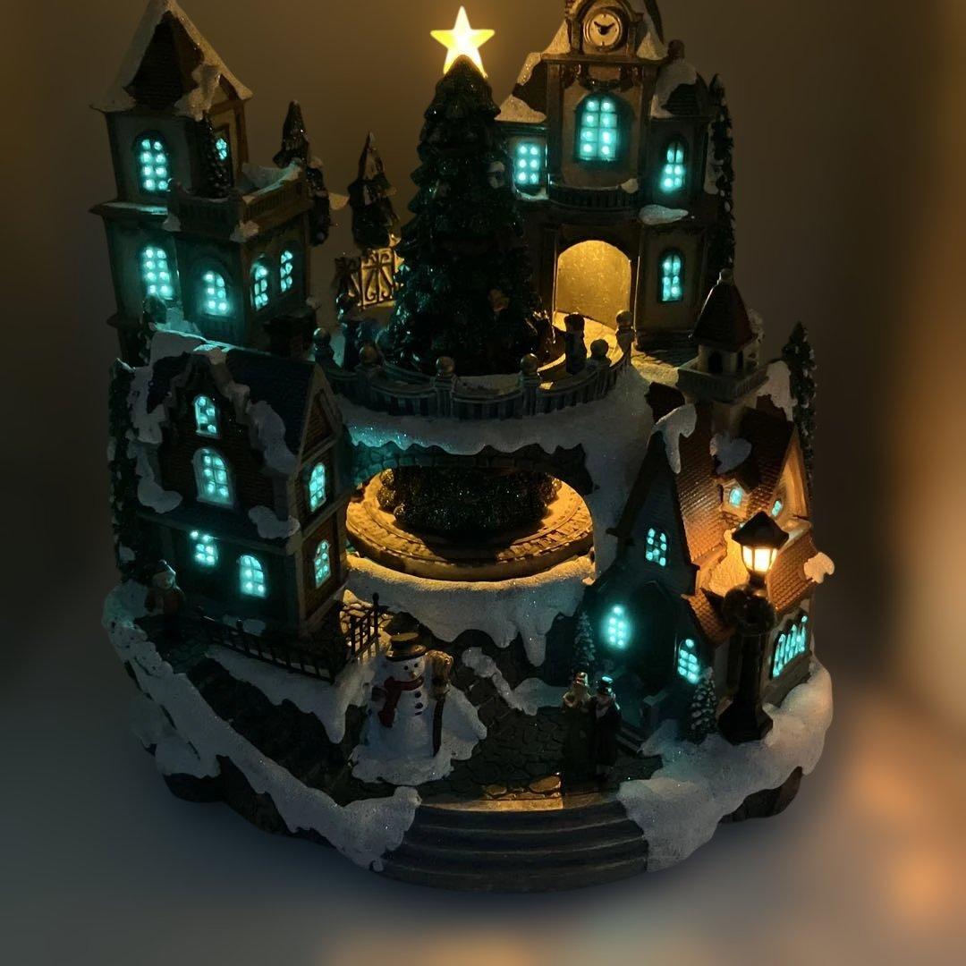 コストコ Village Scene ホリデータウン クリスマス オルゴール - メルカリ