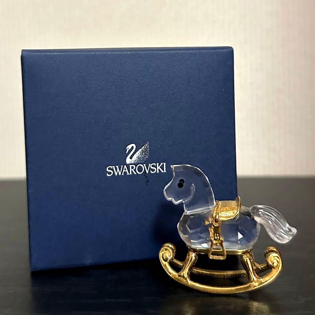 Swarovski スワロフスキー ロッキングホース クリスタル 置物 - メルカリ