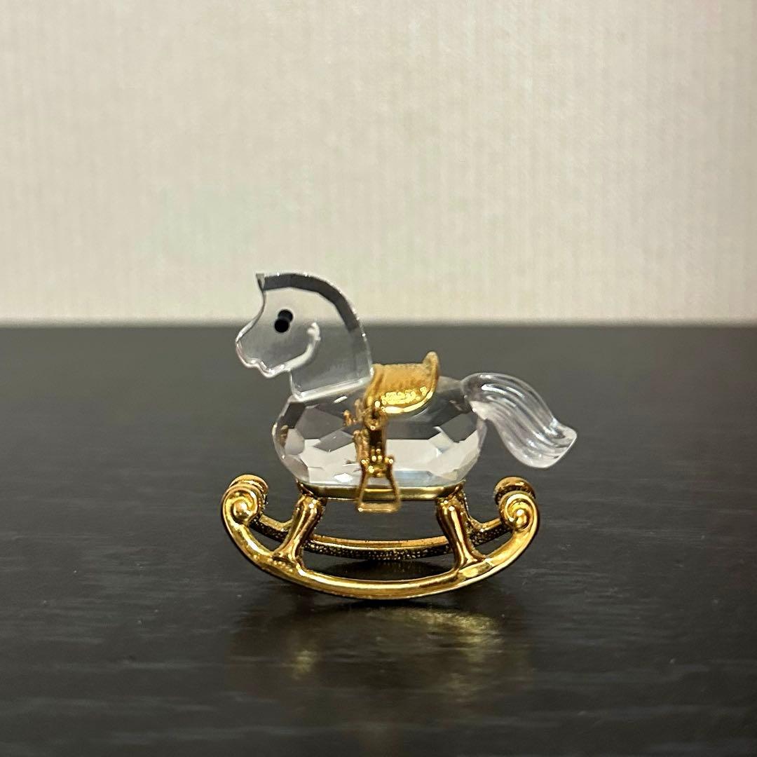 Swarovski スワロフスキー ロッキングホース クリスタル 置物 - メルカリ
