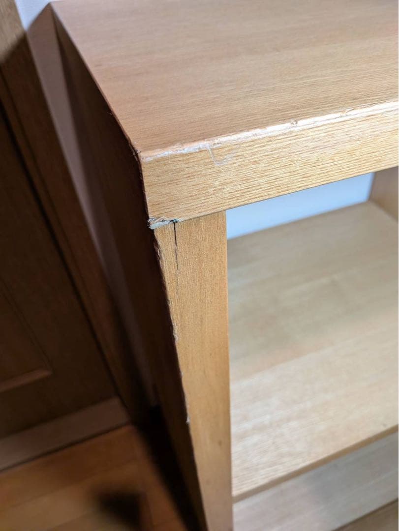 ■送料込■無印良品 MUJI オープンシェルフ 2×3 タモ 収納スタッキング棚