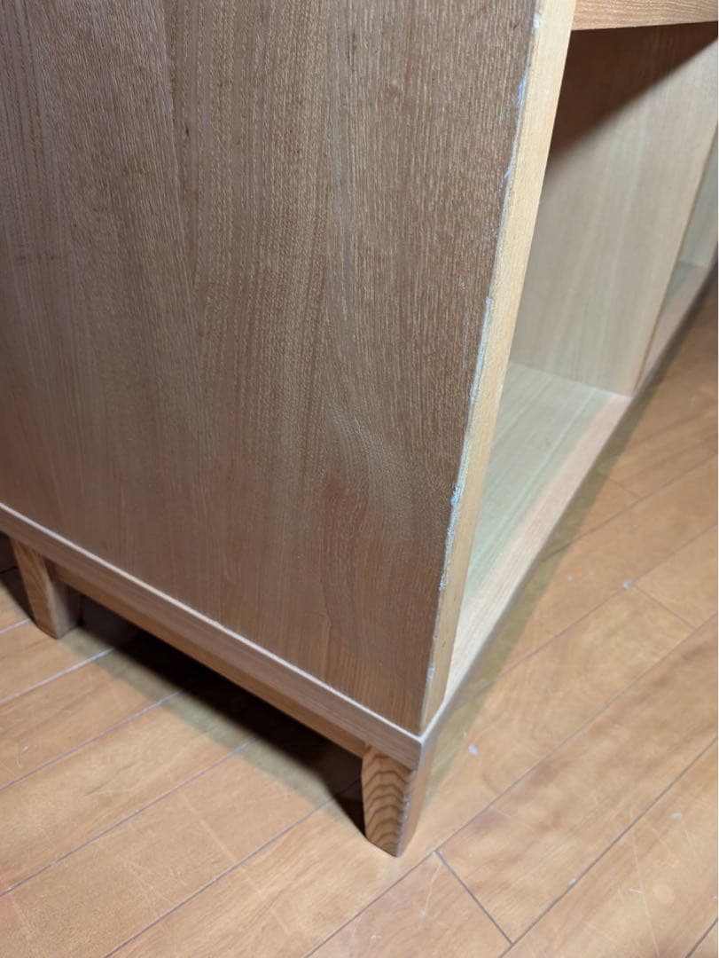 ■送料込■無印良品 MUJI オープンシェルフ 2×3 タモ 収納スタッキング棚