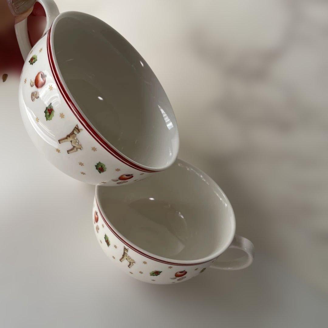 ビレロイボッホ クリスマス柄 ティーカップorスープカップ 2客 - メルカリ
