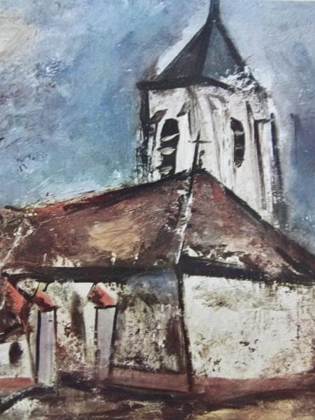 佐伯祐三、モランの寺、希少画集画、新品高級額装付 - メルカリ