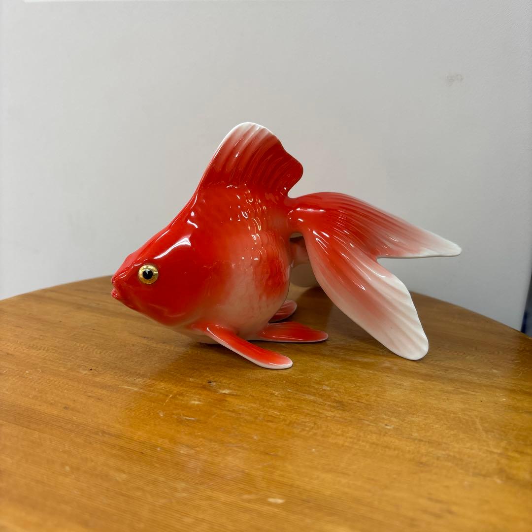 NORITAKE ノリタケ オールドノリタケ ボーンチャイナ 金魚 置物
