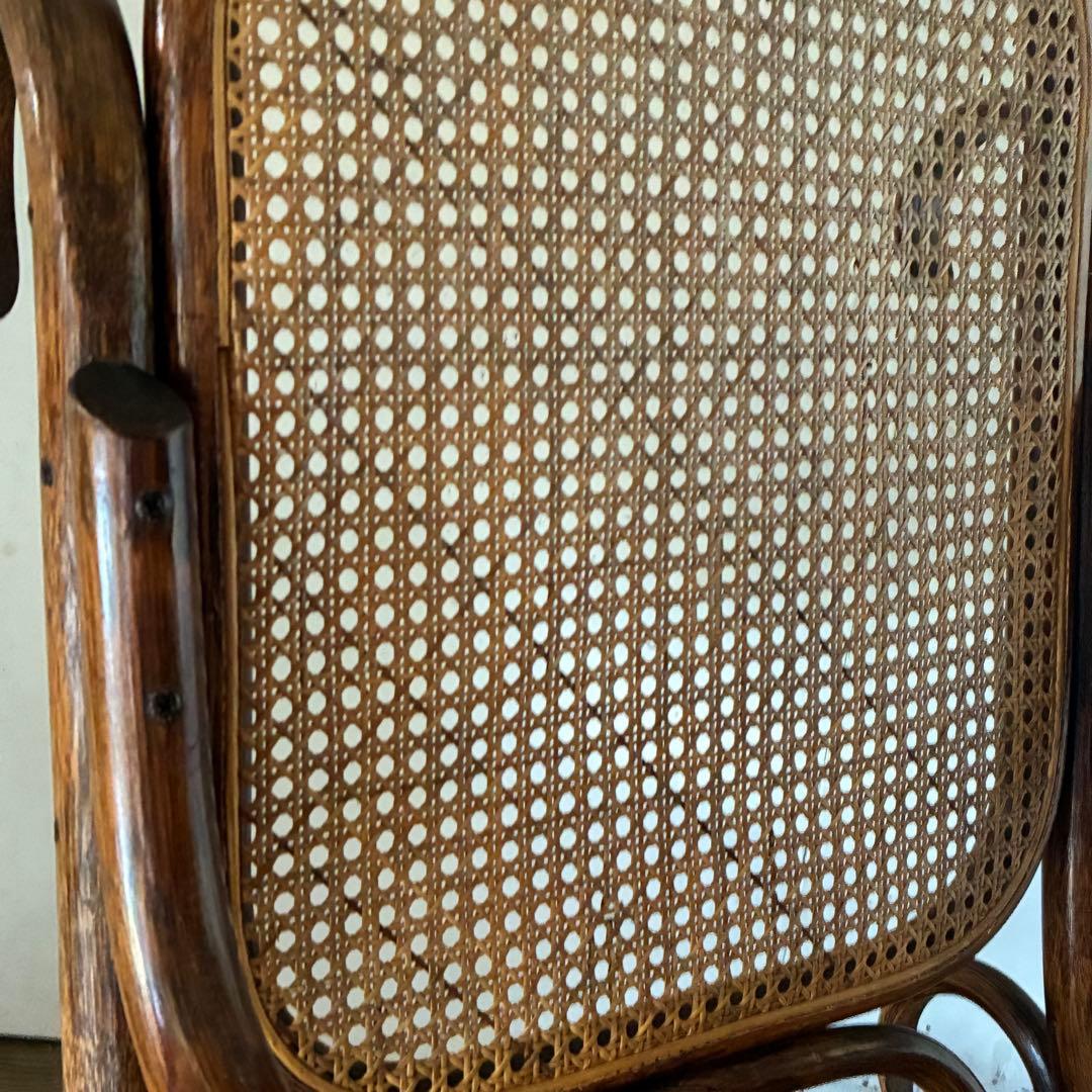 ヴィンテージ ラタン ロッキングチェア レトロ