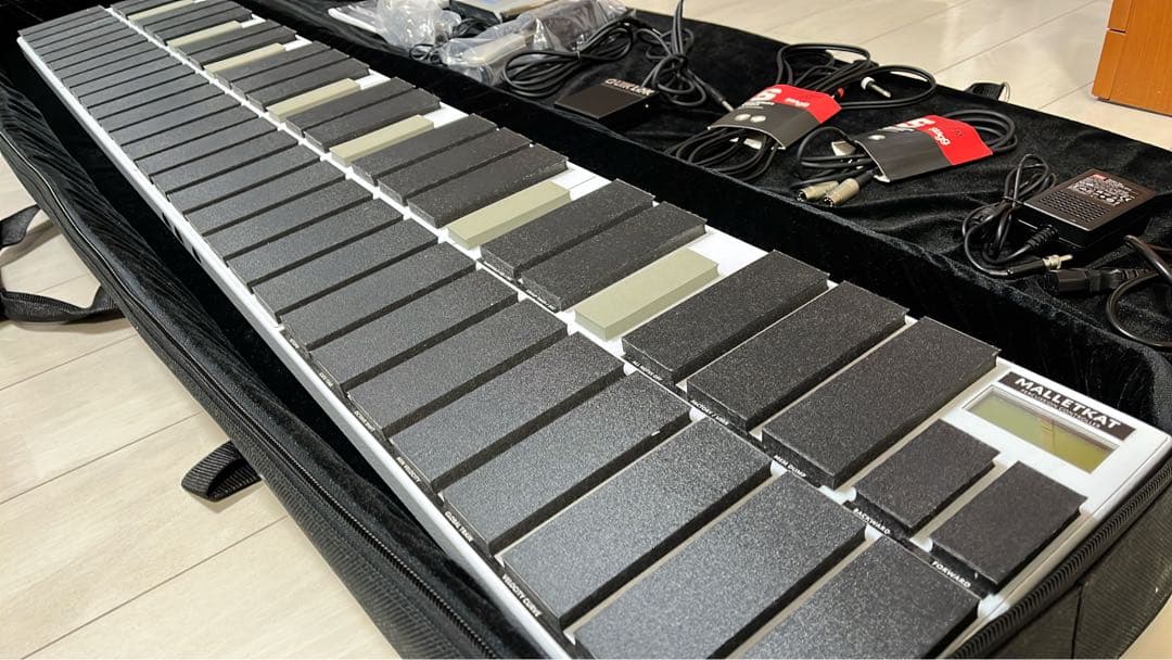 【動作確認済】電子マリンバ　VibeKAT 4oct. ソフトケース付き