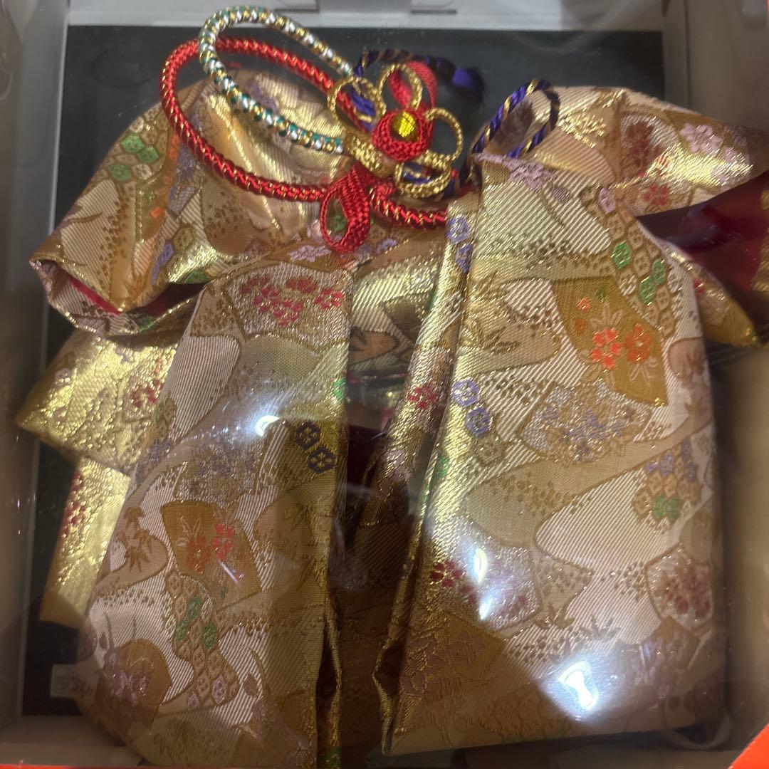 金色の着物小物セット 七五三用
