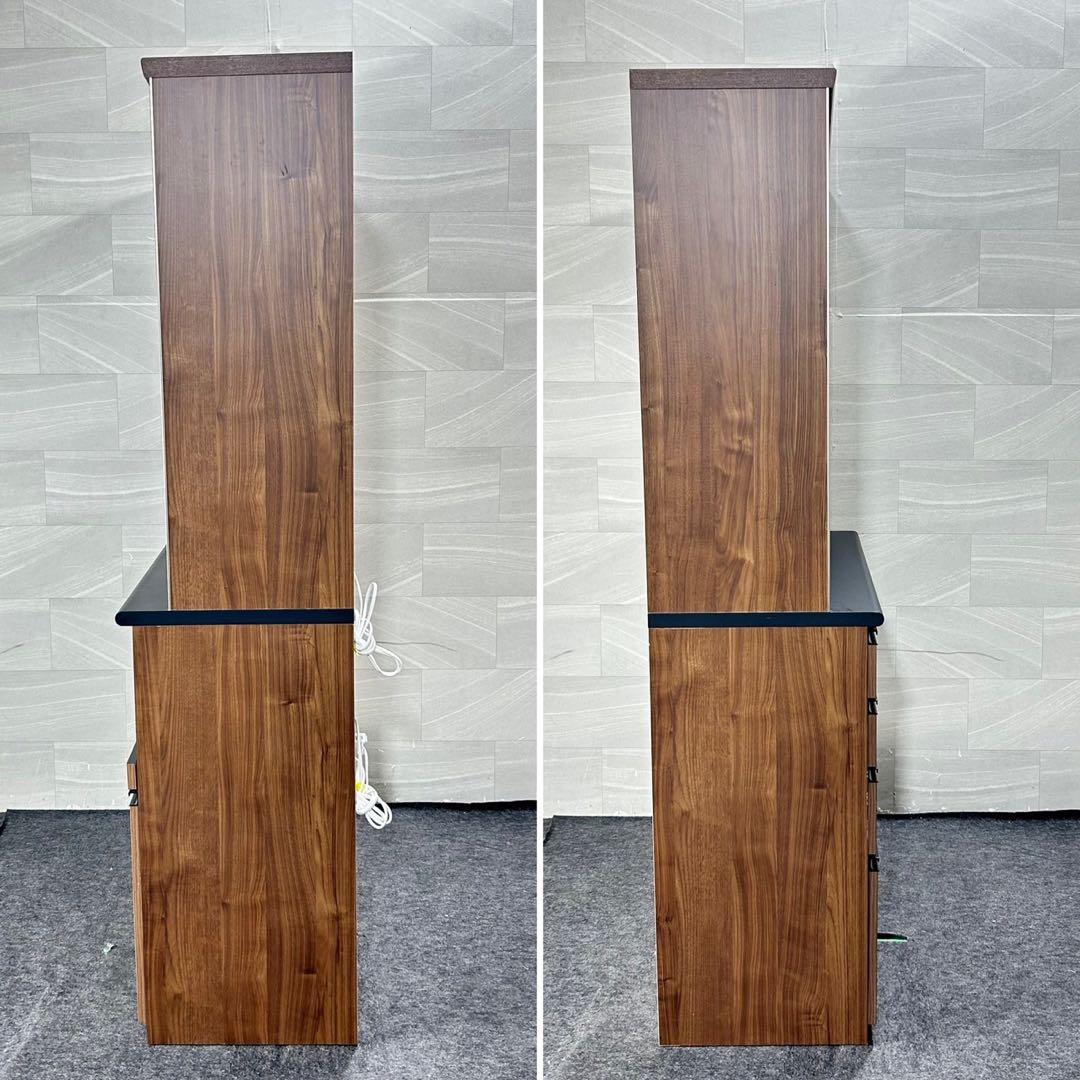 古賀家具 食器棚 幅120cm サンタナ 完成品 家具 収納d5122