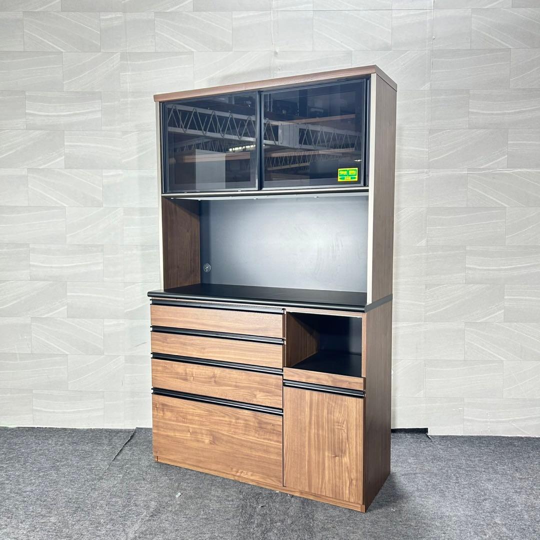 古賀家具 食器棚 幅120cm サンタナ 完成品 家具 収納d5122