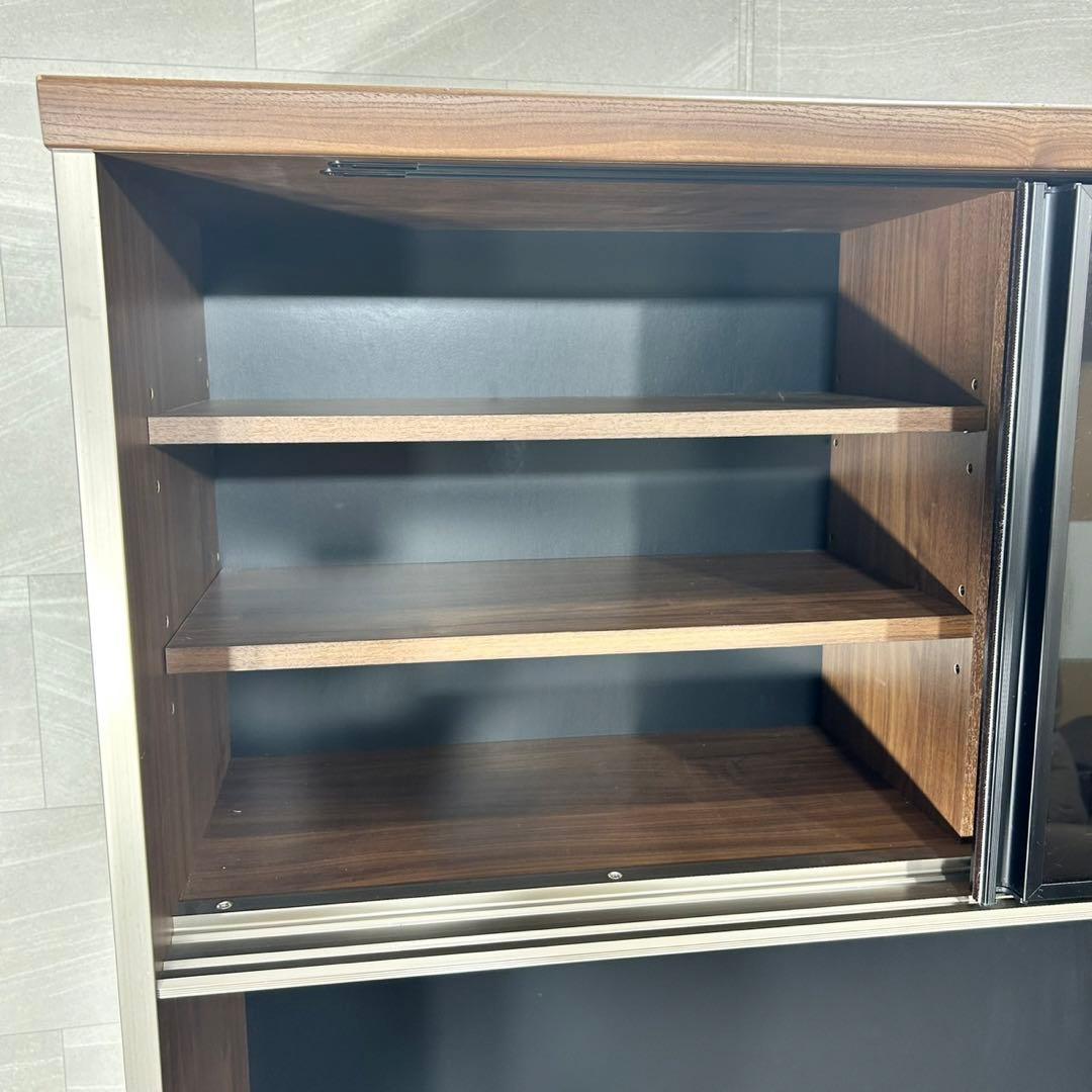 古賀家具 食器棚 幅120cm サンタナ 完成品 家具 収納d5122