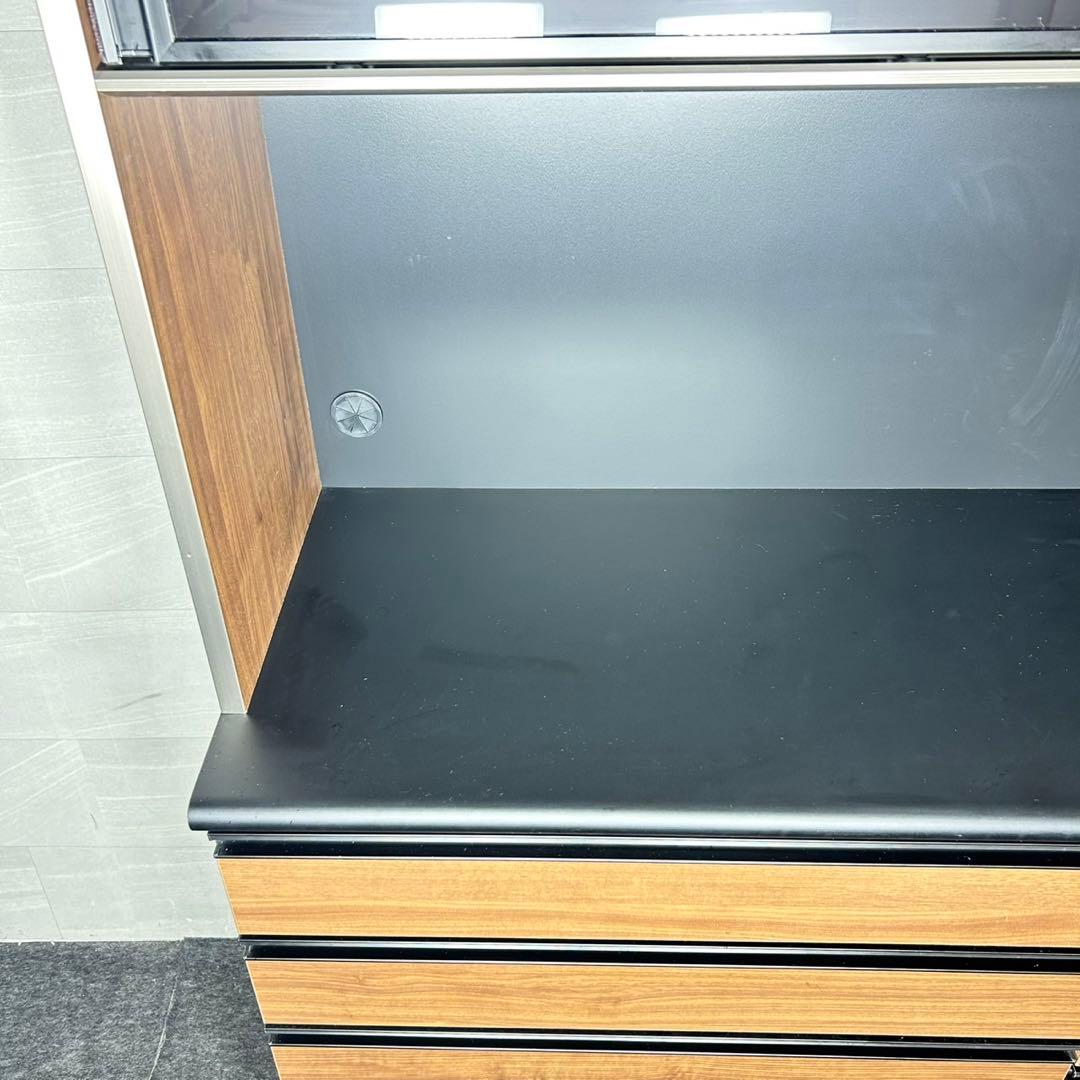 古賀家具 食器棚 幅120cm サンタナ 完成品 家具 収納d5122