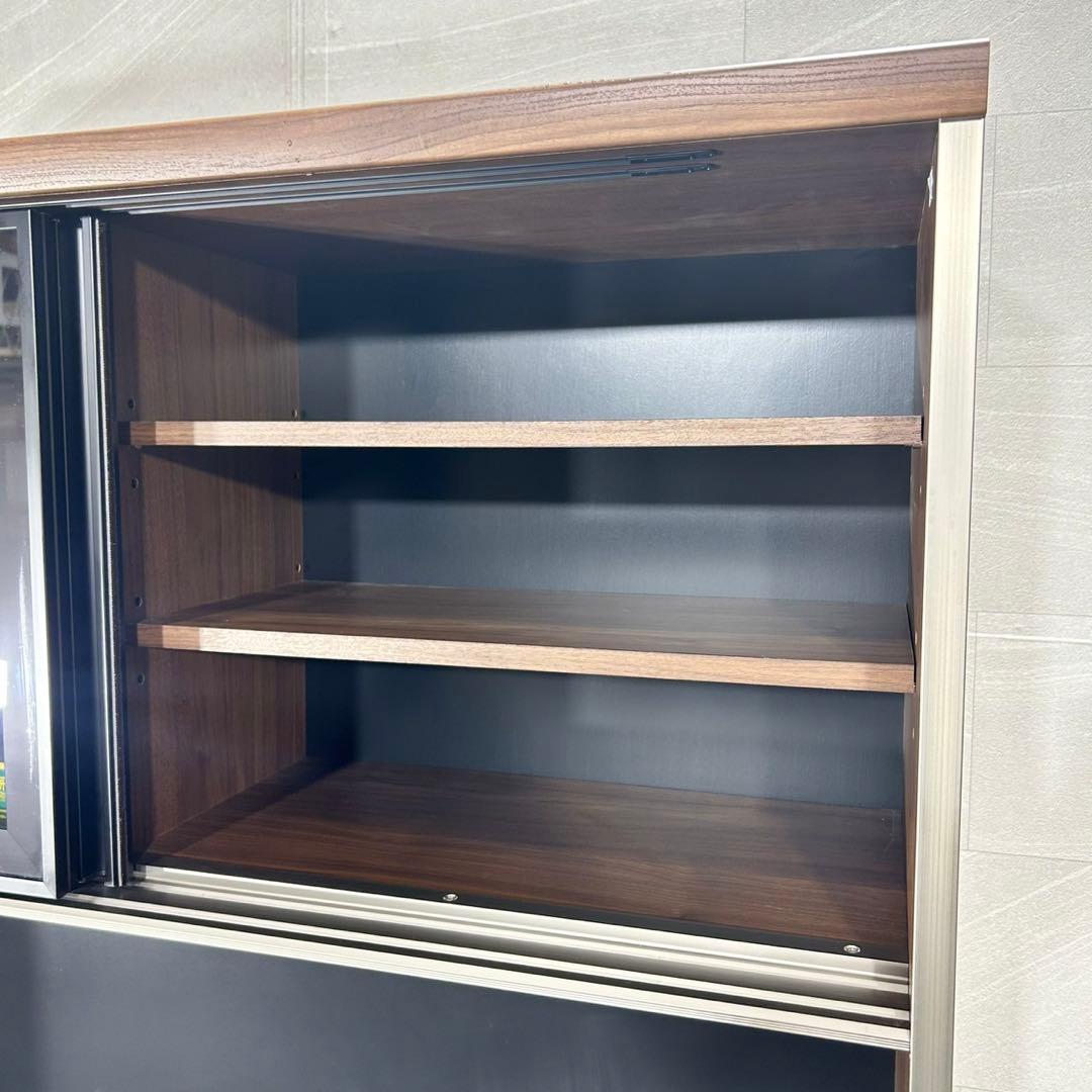 古賀家具 食器棚 幅120cm サンタナ 完成品 家具 収納d5122