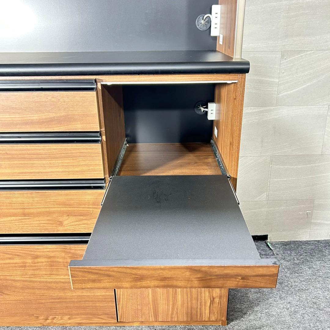 古賀家具 食器棚 幅120cm サンタナ 完成品 家具 収納d5122