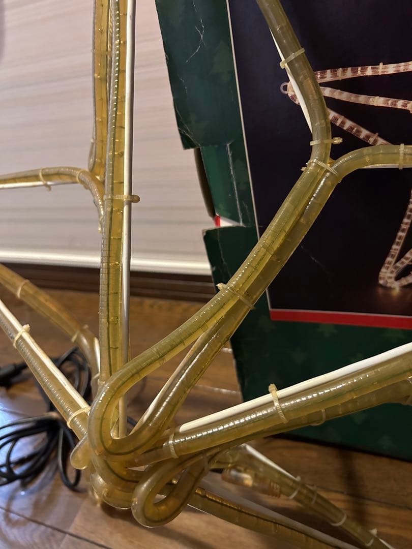 大型／業務用】3Dスター イルミネーション 壁掛けタイプ 防水仕様の