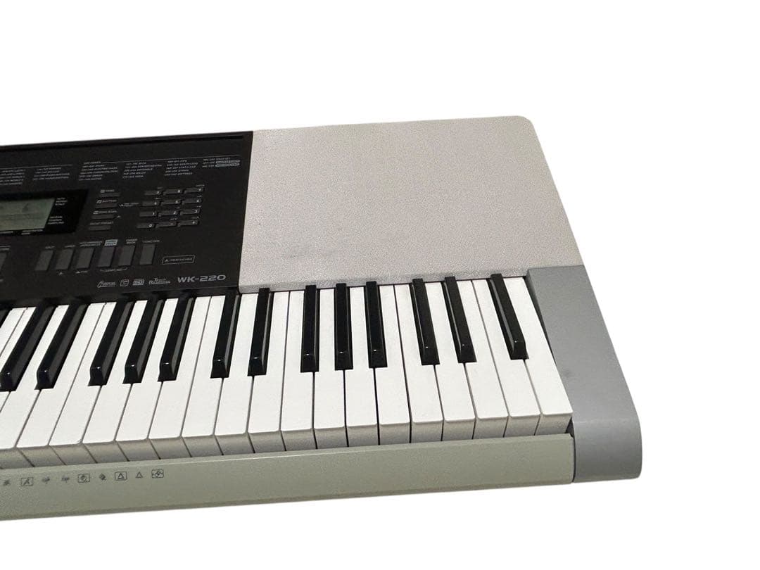 YAMAHA WK-220 電子キーボード 初心者向け 76鍵 - メルカリ