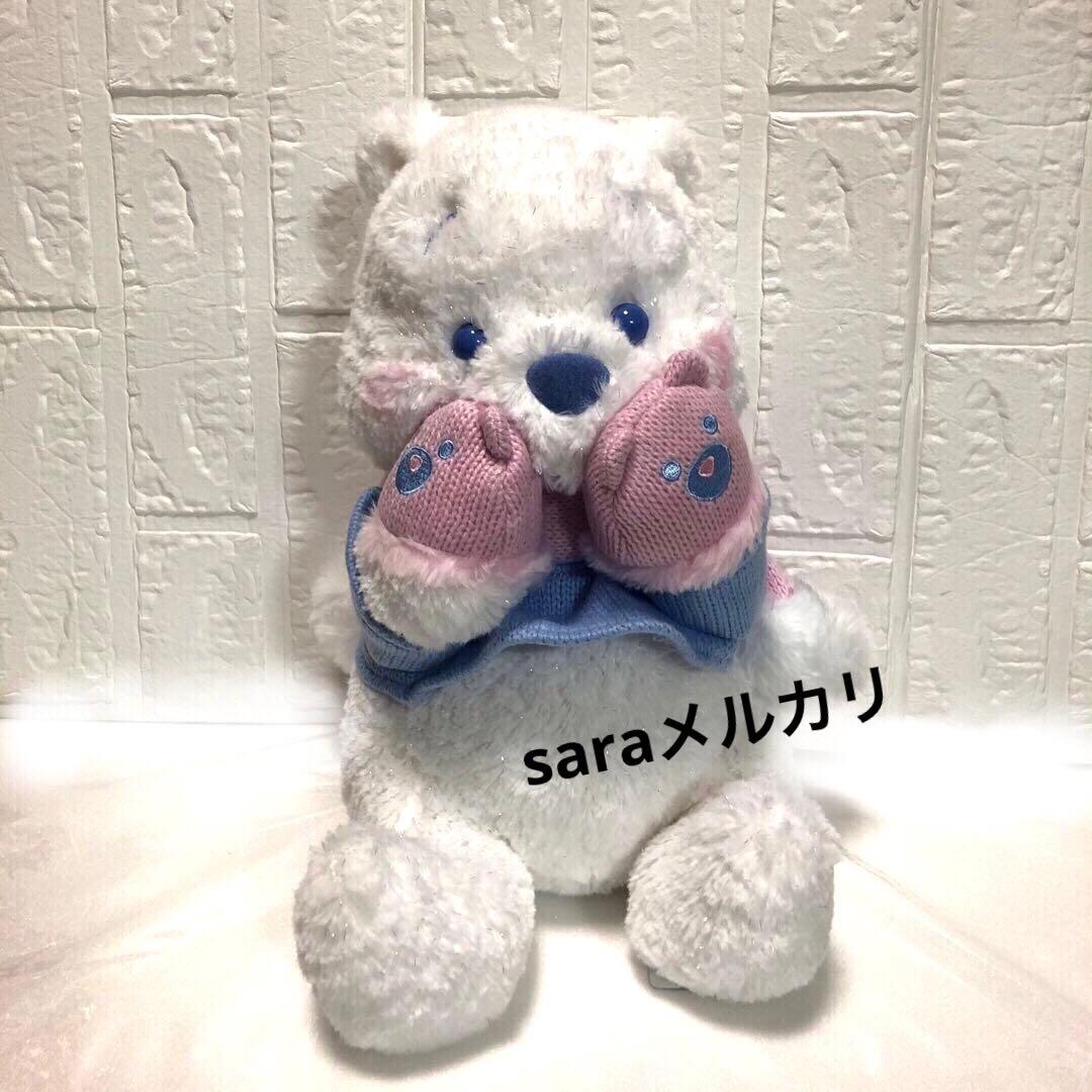 新品タグ付き★プーさん ぬいぐるみ ピンク×ブルー　完売品