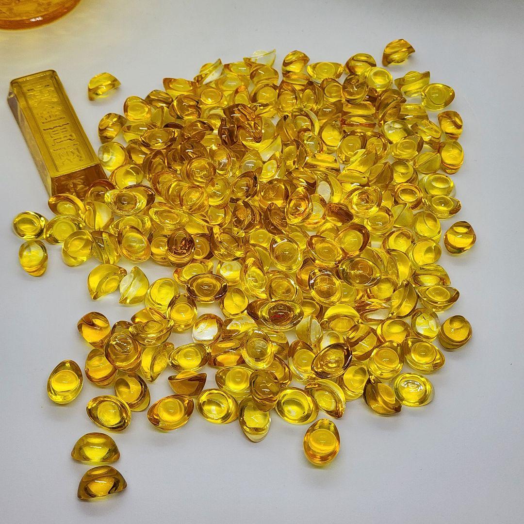 瑠璃ガラス製 元宝 風水グッズ 開運・金運アップ スピリチュアルアイテム