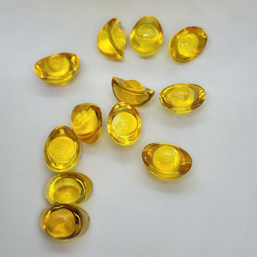 瑠璃ガラス製 元宝 風水グッズ 開運・金運アップ スピリチュアルアイテム