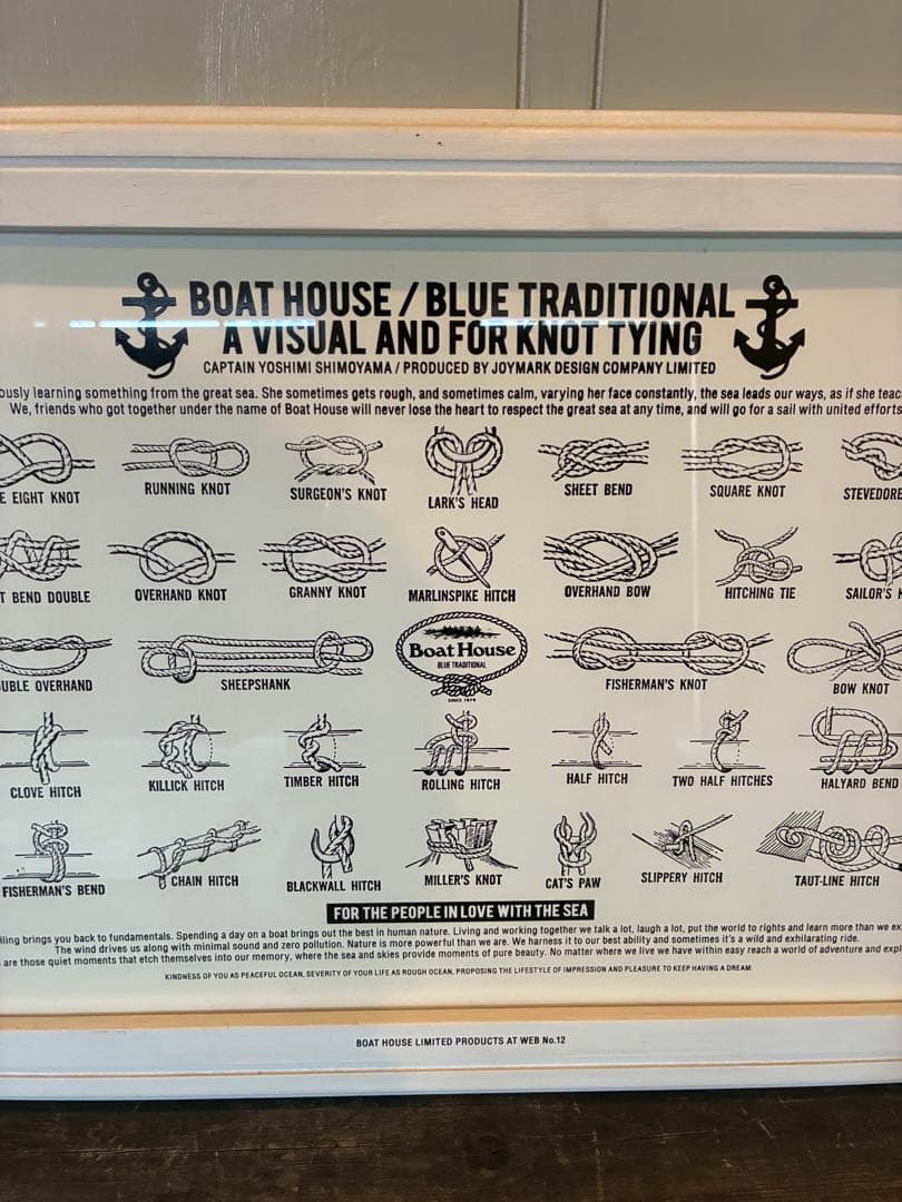 BOAT HOUSE/BLUE TRADITIONAL 額装ポスター 限定品 - メルカリ